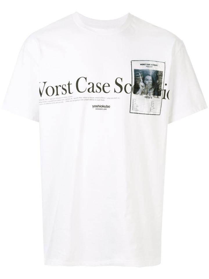 Yoshiokubo Wanted Pocket T-shirt - White