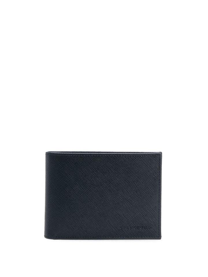 Karl Lagerfeld Leather Card Holder - Blue