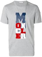 Moncler Tricolour Logo T-shirt - Grey
