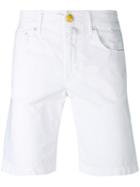 Jacob Cohen - Chino Shorts - Men - Cotton/elastodiene - 38, White, Cotton/elastodiene