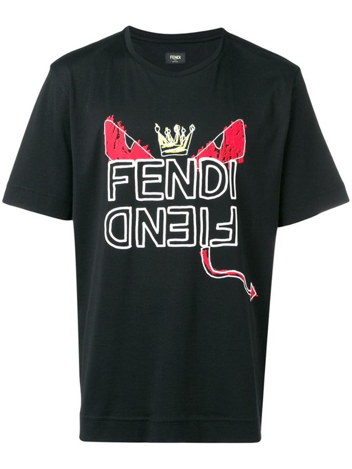 Fendi Fendi Fiend T-shirt - Black