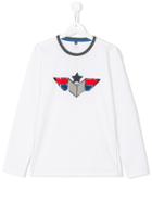 Armani Junior Star Print T-shirt - White