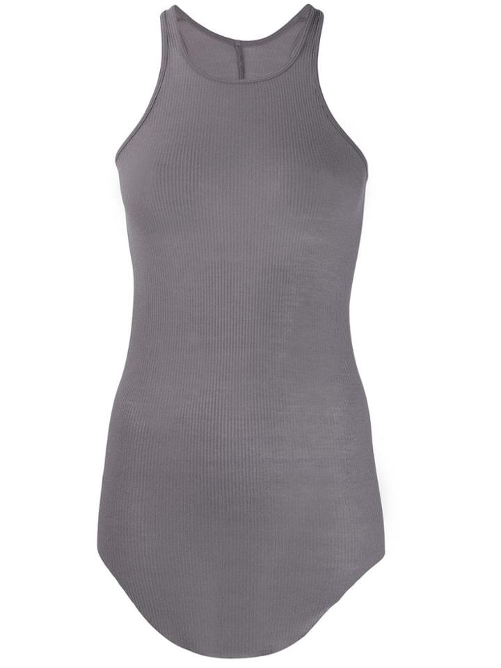 Rick Owens Ribbed Vest - Blue