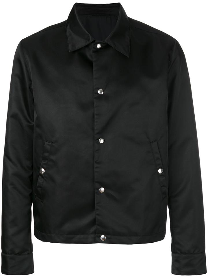 Ami Alexandre Mattiussi Press Stud Fastening Jacket - Black