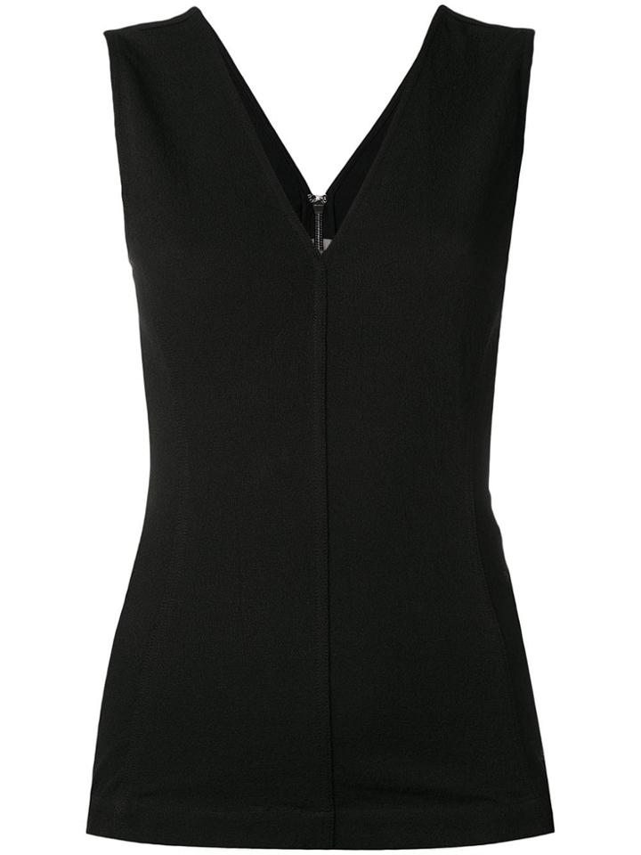 Rick Owens Slim-fit Jersey Top - Black