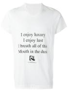 Julius Printed T-shirt, Men's, Size: 3, White, Cotton/modal