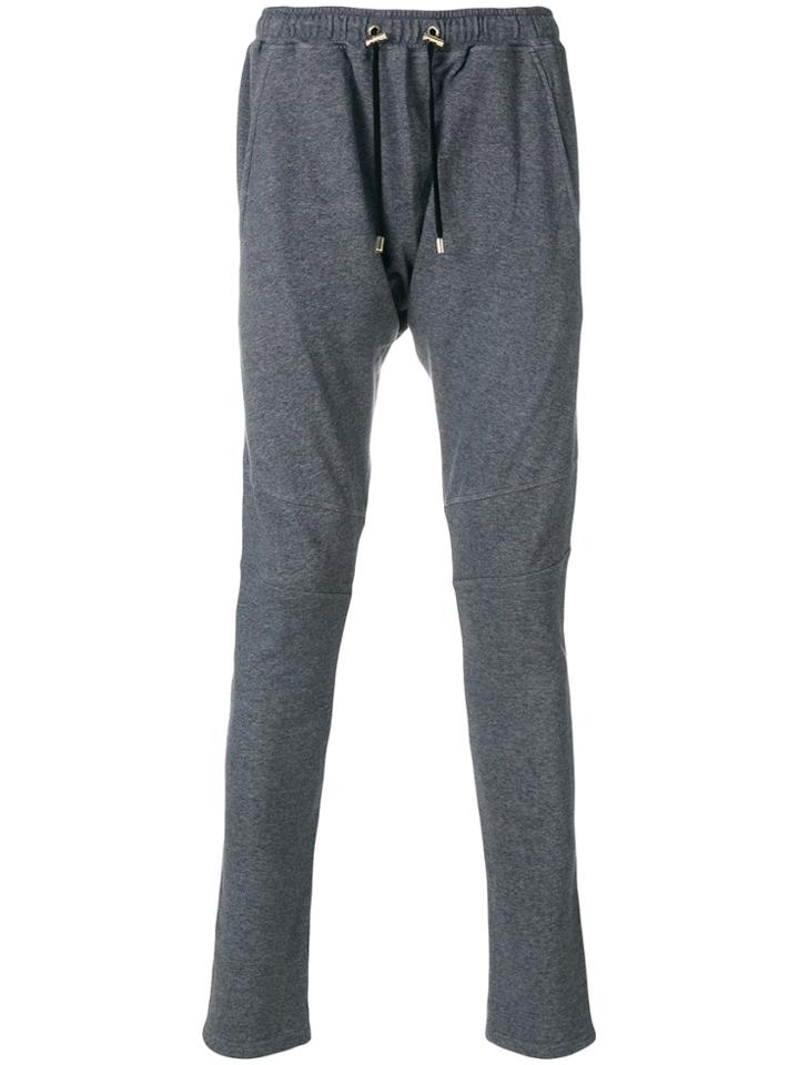 Balmain Biker Joggers - Grey