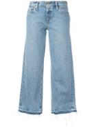 Simon Miller - Cropped Flared Jeans - Women - Cotton - Iii, Women's, Blue, Cotton