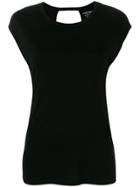 Majestic Filatures Back Slit Blouse - Black