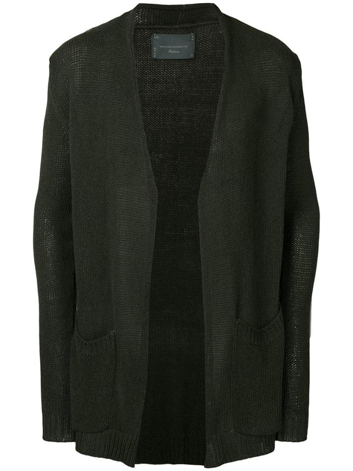 10sei0otto Open Front Cardigan - Green
