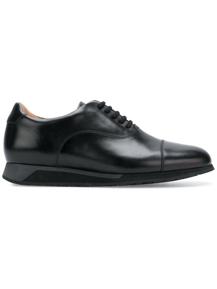 Santoni Classic Lace-up Derbies - Black