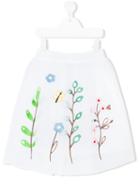Simonetta - Floral Embroidered Tutu Skirt - Kids - Cotton/polyamide/polyester/spandex/elastane - 5 Yrs, White