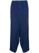 Comme Des Garçons Vintage Drop Crotch Trousers - Blue