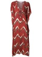 Brigitte Chevron Maxi Dress - Multicolour