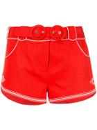 Zimmermann Ninety-six Corded Shorts - Red