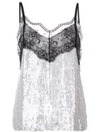 Beau Souci Saturne Sequin Embellished Top - Silver