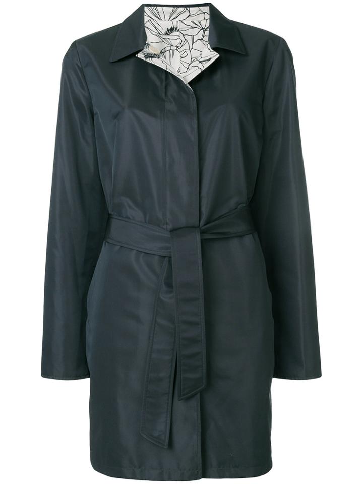 Loro Piana Belted Midi Coat - Grey