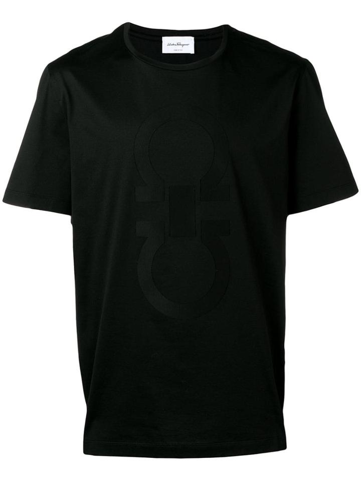Salvatore Ferragamo Gancio T-shirt - Black