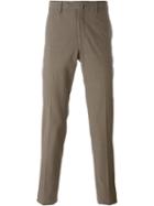 Incotex Slim Fit Trousers, Men's, Size: 58, Brown, Cotton/spandex/elastane