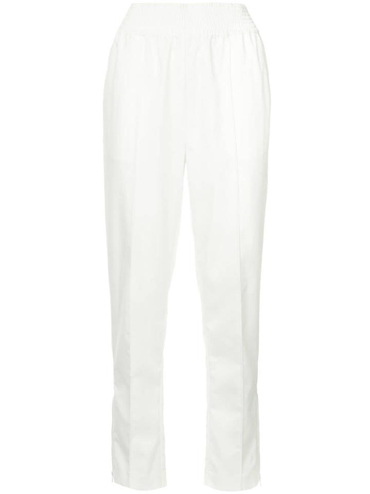 C & M Relaxed Fit Tapered Trousers - White