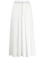 Lorena Antoniazzi Cropped Wide-leg Trousers - White