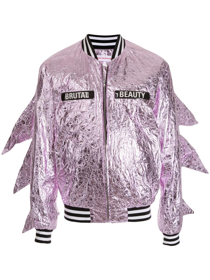 Walter Van Beirendonck Vintage Brutal Beauty Bomber Jacket - Pink &