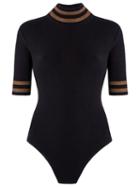 Haight Striped Swimsuit, Women's, Size: P, Black, Polyamide/spandex/elastane/viscose