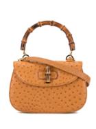 Gucci Pre-owned Bamboo Handle Tote - Brown