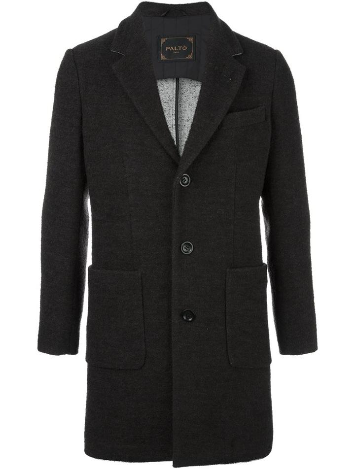 Paltò 'amedeo' Coat, Men's, Size: 48, Brown, Cotton/nylon/wool