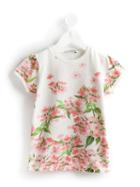 Moncler Kids Floral Print T-shirt, Girl's, Size: 8 Yrs, White