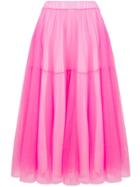 P.a.r.o.s.h. Midi Tulle Skirt - Pink