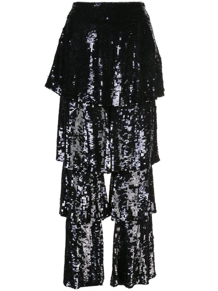 Osman Felix Sequin Trousers - Black