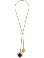 Marni Long Mod Necklace - Gold