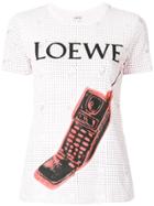 Loewe Phone Print T-shirt - Pink & Purple