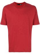 Love Moschino Embossed Logo T-shirt - Red