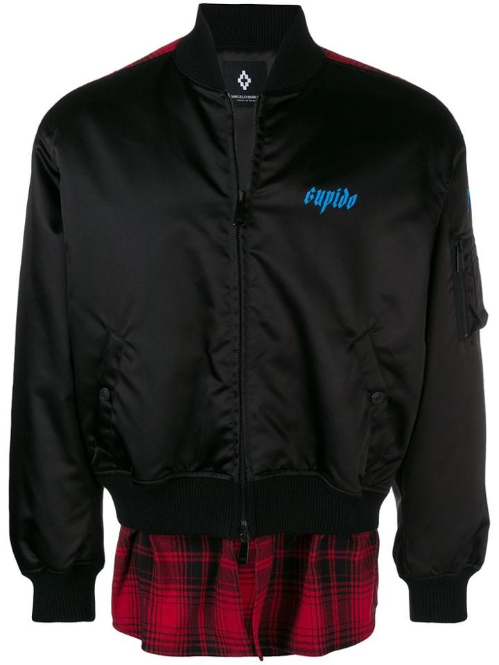 Marcelo Burlon County Of Milan Cupido Bomber Jacket - Black
