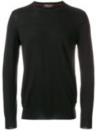 Loro Piana Crew Neck Sweater - Black