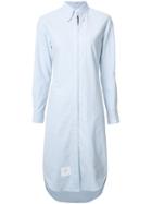 Thom Browne Striped Detail Shirt Dress - Blue