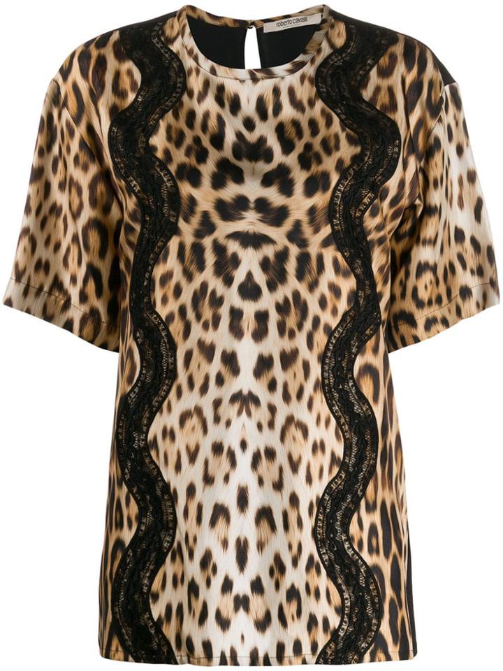 Roberto Cavalli Animalier T-shirt - Brown