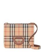 Burberry The Small Vintage Check D-ring Bag - Neutrals