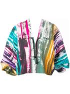 Issey Miyake Men Abstract Print Blouse - Green