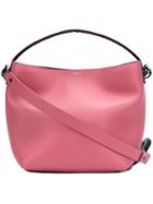 Perrin Paris Bucket Tote Bag, Women's, Pink/purple, Acetate/leather