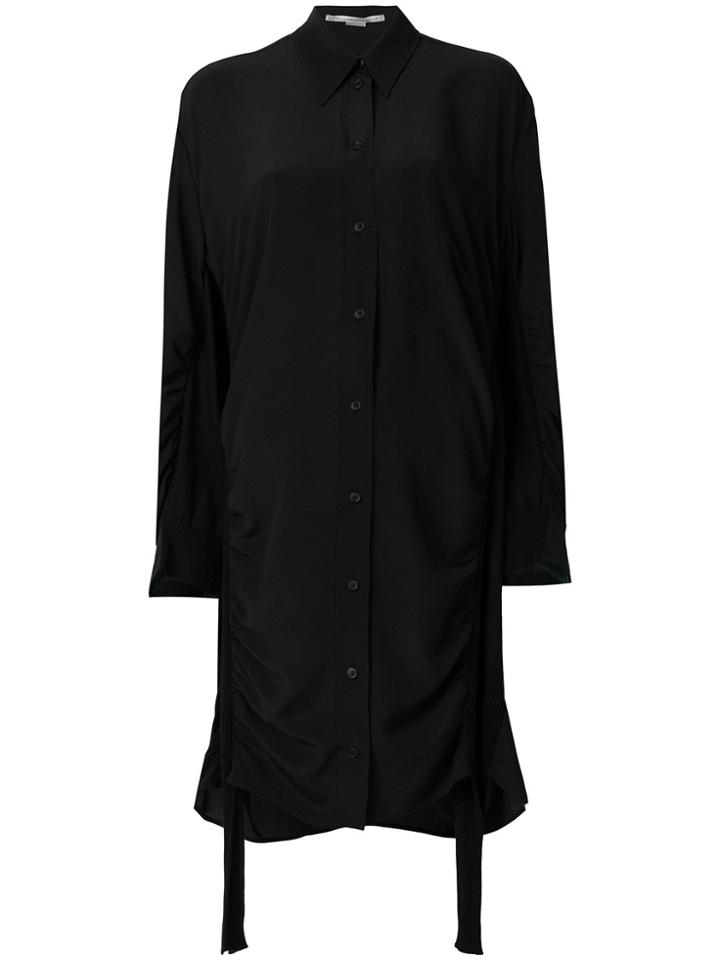 Stella Mccartney Gathered Shirt Dress - Black