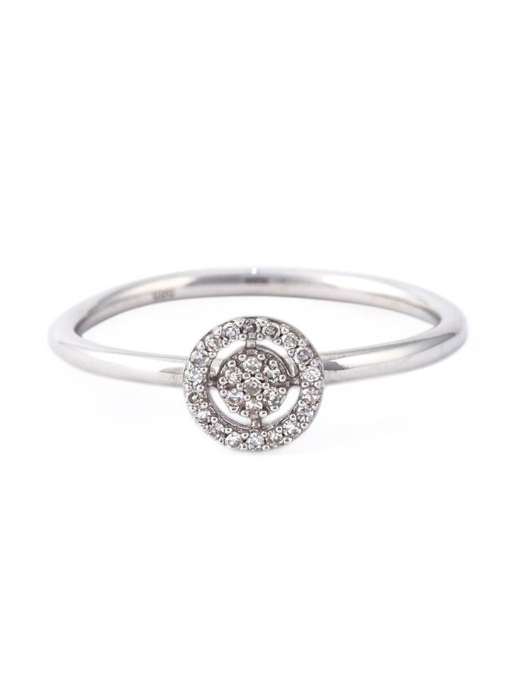 Astley Clarke Mini 'icon Aura' Diamond Ring, Women's, Size: N, Metallic