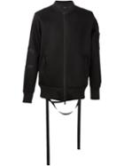 Stampd Mesh Zip Bomber Jacket, Men's, Size: Large, Black, Polyester