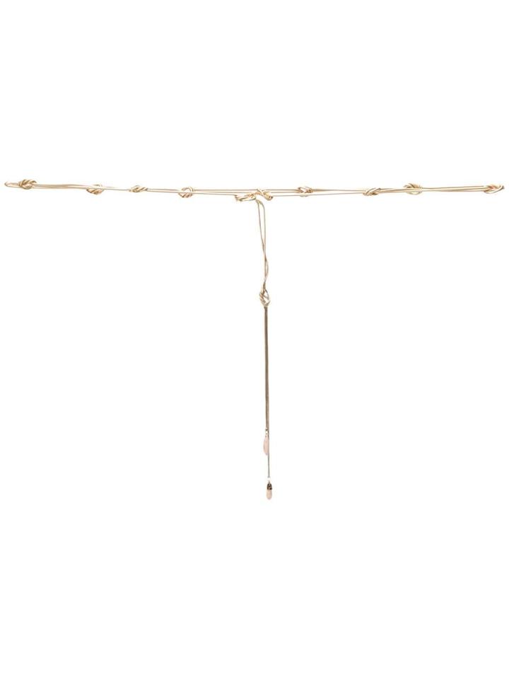 Rosantica Knot Chain Belt - Metallic