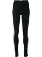 Philipp Plein Band Strip Leggins - Black