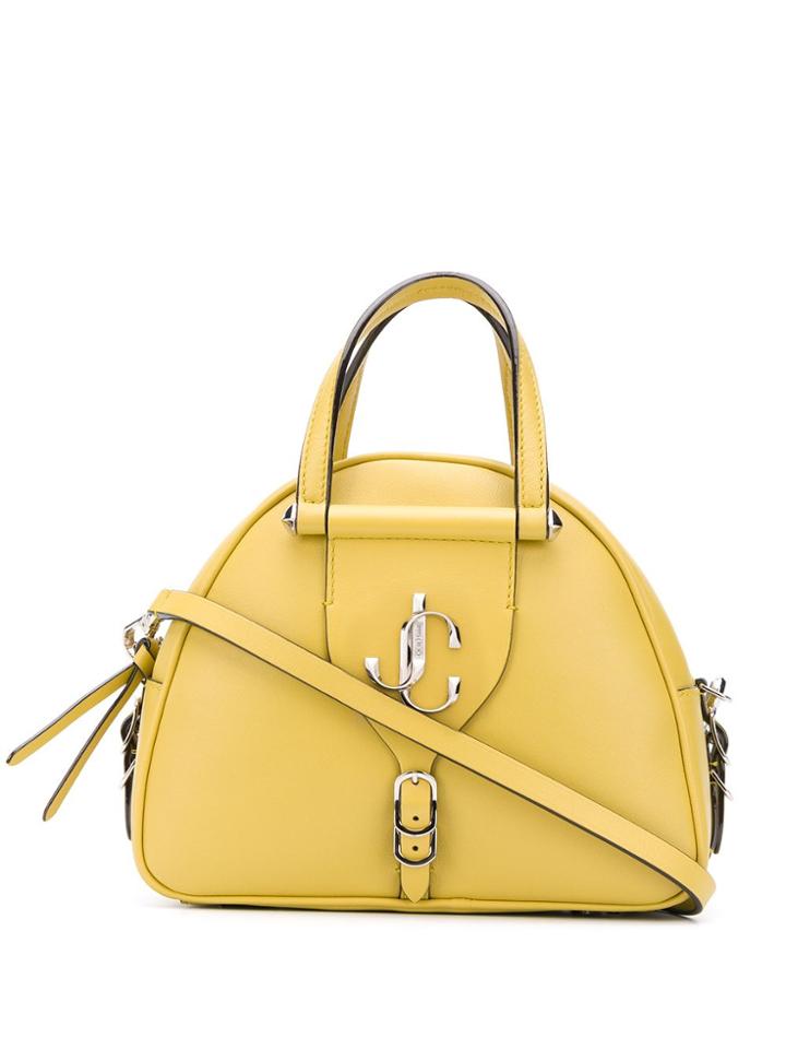 Jimmy Choo Small Varenne Bowling Bag - Yellow