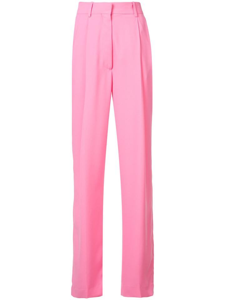 Maison Margiela High-waist Tailored Trousers - Pink & Purple