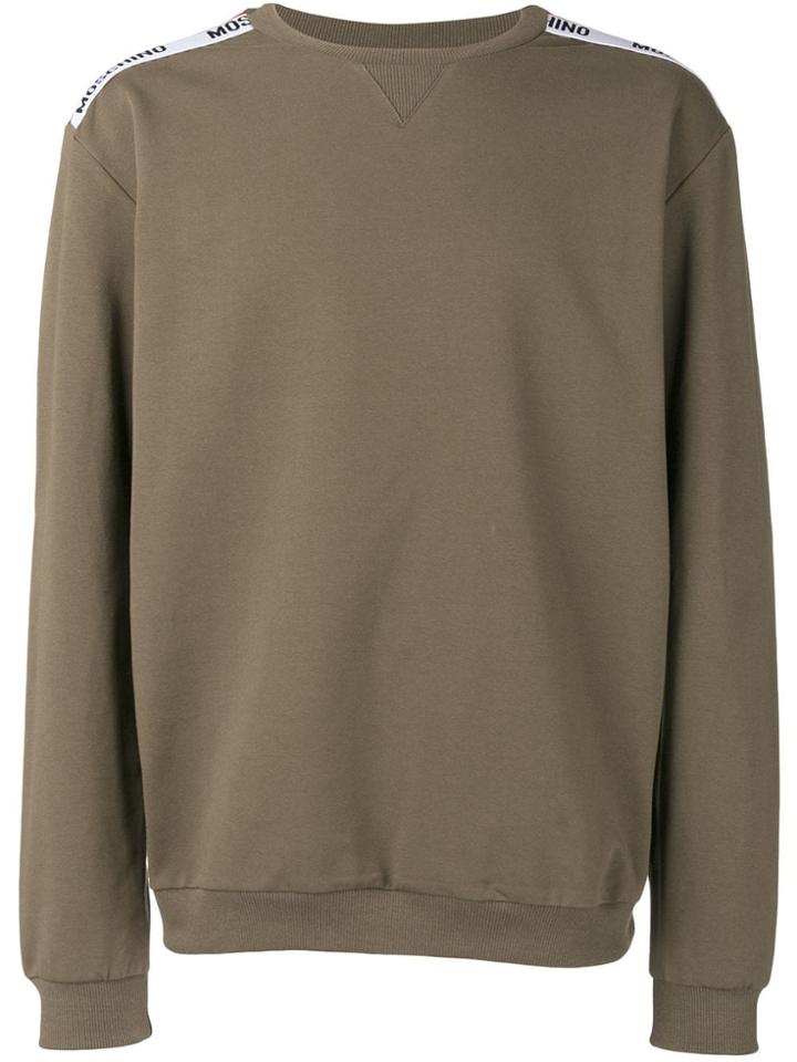 Moschino Freedom Print Sweatshirt - Green
